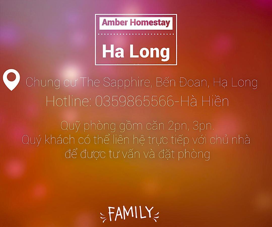 Amber Homestay Hạ Long Exterior foto